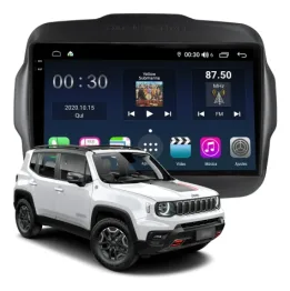JEEP RENEGADE PCD 2015/2022 KIT STANDARD - CENTRAL MULTIMEDIA 9" ADAK ANDROID 4CORE + 4GB RAM + 64GB ROM