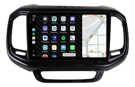 FIAT TORO 2016/2022 KIT PREMIUM - CENTRAL MULTIMIDIA 9" ADAK ANDROID 8CORE + 4GB RAM + 64GB ROM