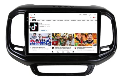 FIAT TORO 2016/2022 KIT STANDARD - CENTRAL MULTIMIDIA 9" ADAK ANDROID 4CORE + 4GB RAM + 64GB ROM