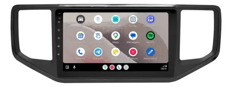 VOLKSWAGEN AMAROK 2017/2025 KIT STANDARD - CENTRAL MULTIMÍDIA 9" ADAK ANDROID 4CORE + 4GB RAM + 64GB ROM