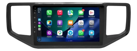 VOLKSWAGEN AMAROK 2017/2025 KIT STANDARD - CENTRAL MULTIMÍDIA 9" ADAK ANDROID 4CORE + 4GB RAM + 64GB ROM
