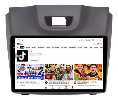 CHEVROLET S10 / ISUZU D-MAX KIT PREMIUM - CENTRAL MULTIMIDIA 9" ADAK ANDROID 8CORE + 4GB RAM + 64GB ROM