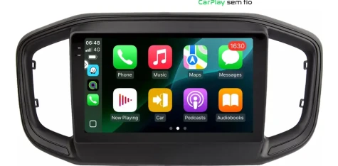 FIAT STRADA 2021/2025 KIT PREMIUM - CENTRAL MULTIMIDIA 9" ADAK ANDROID 8CORE + 4GB RAM + 64GB ROM