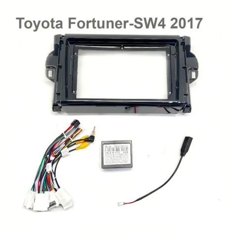 TOYOTA FORTUNER SW4 2017/2020 KIT STANDARD - CENTRAL MULTIMIDIA 9” ADAK ANDROID 4CORE + 4GB RAM + 64GB ROM