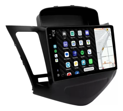CHEVROLET CRUZE 2012/2016 KIT PREMIUM - CENTRAL MULTIMIDIA 9" ADAK ANDROID 8CORE + 4GB RAM + 64GB ROM