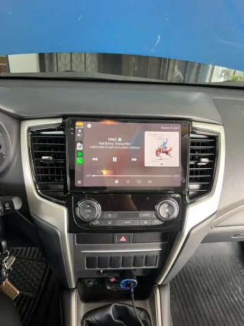MITSUBISHI L200 TRITON 2020/2024 KIT PREMIUM - CENTRAL MULTIMÍDIA 9" ADAK ANDROID 8CORE + 4GB RAM + 64GB ROM