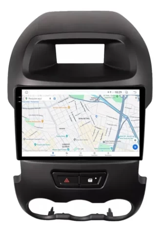 FORD RANGER 2011/2018 KIT PREMIUM - CENTRAL MULTIMIDIA 9" ADAK ANDROID 8CORE + 4GB RAM + 64GB ROM