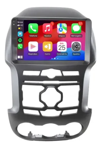 FORD RANGER 2011/2018 KIT STANDARD - CENTRAL MULTIMIDIA 9" ADAK ANDROID 4CORE + 4GB RAM + 64GB ROM