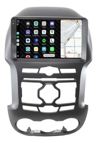 FORD RANGER 2011/2018 KIT PREMIUM - CENTRAL MULTIMIDIA 9" ADAK ANDROID 8CORE + 4GB RAM + 64GB ROM