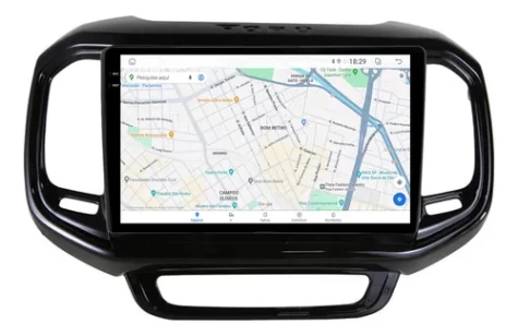 FIAT TORO 2016/2022 KIT PREMIUM - CENTRAL MULTIMIDIA 9" ADAK ANDROID 8CORE + 4GB RAM + 64GB ROM