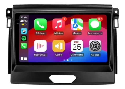FORD RANGER 2019/2025 KIT PREMIUM - CENTRAL MULTIMIDIA 9" ADAK ANDROID 8CORE + 4GB RAM + 64GB ROM
