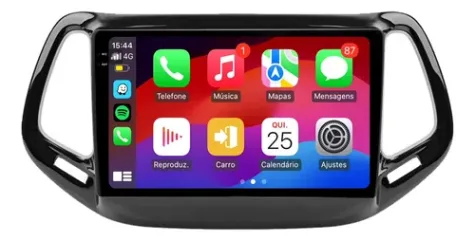 JEEP COMPASS 2016/21 KIT STANDARD - CENTRAL MULTIMIDIA 10.1" ADAK ANDROID 4CORE + 2GB RAM + 64GB ROM