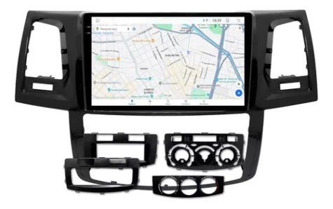 TOYOTA HILUX 2005/2016 DIGITAL/ANALOGICO KIT PREMIUM - CENTRAL MULTIMIDIA 9" ADAK ANDROID 8CORE + 4GB RAM + 64GB ROM