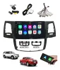 TOYOTA HILUX 2005/2016 DIGITAL - ANALOGICO KIT STANDARD - CENTRAL MULTIMIDIA 9" ADAK ANDROID 4CORE + 4GB RAM + 64GB ROM